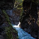 Ravine of Partnach in Garmisch-Partenkirchen, Bavaria, Germany