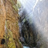 Ravine of Partnach in Garmisch-Partenkirchen, Bavaria, Germany