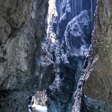 Ravine of Partnach in Garmisch-Partenkirchen, Bavaria, Germany