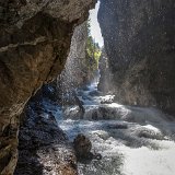 Ravine of Partnach in Garmisch-Partenkirchen, Bavaria, Germany